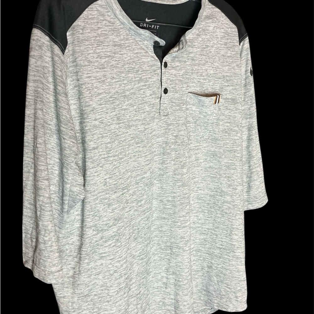 Nike Dri-FIT Long Sleeve Gray read description